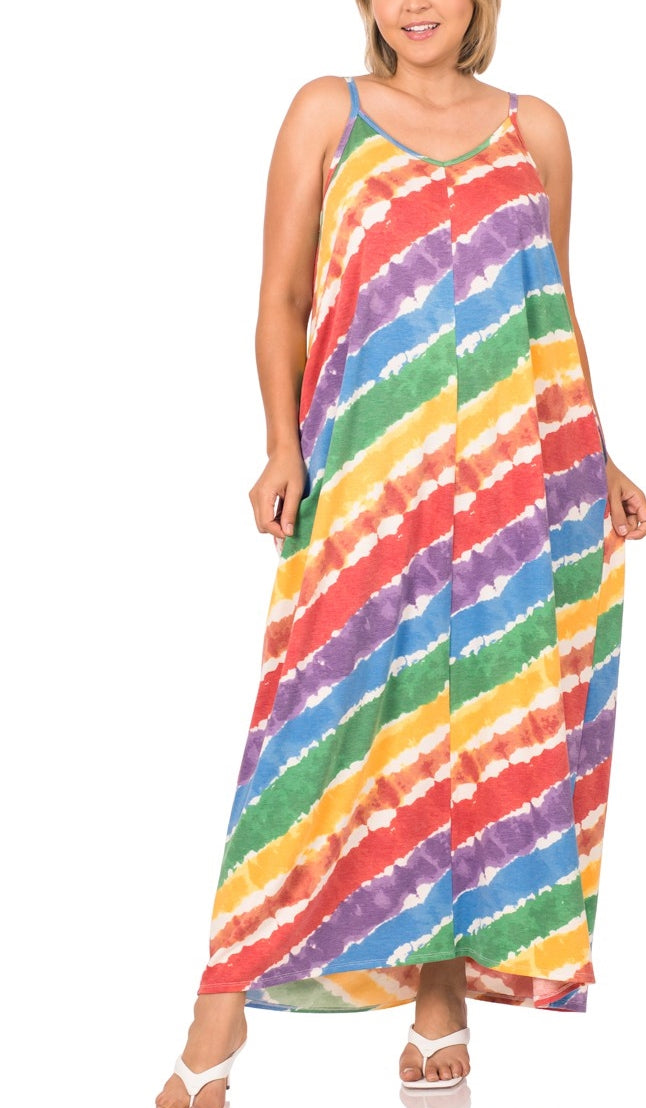 Over the Rainbow Maxi Dress